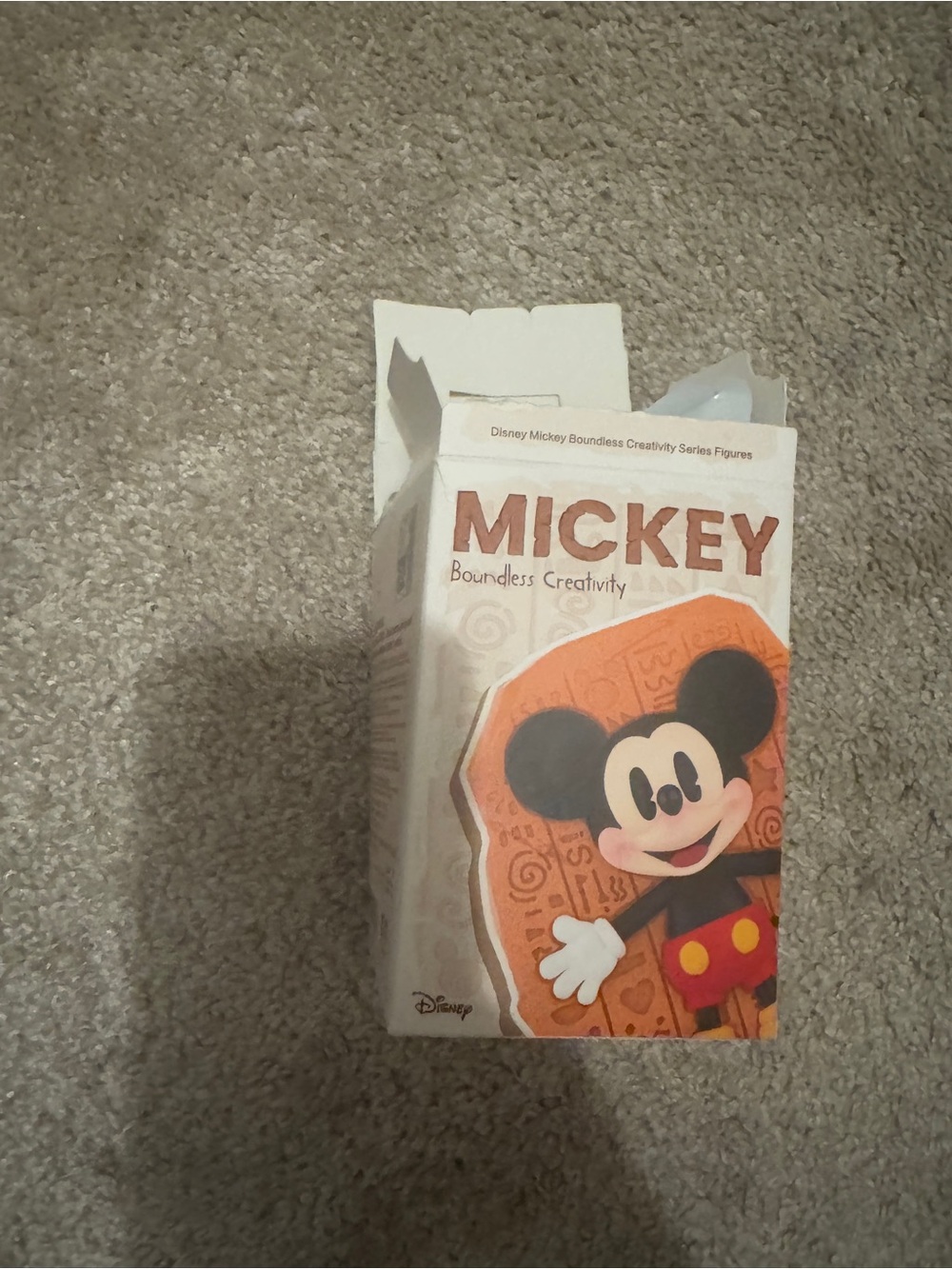 Pop Mart Disney Mickey Boundless Creativity Figure - Black, Red, Cream